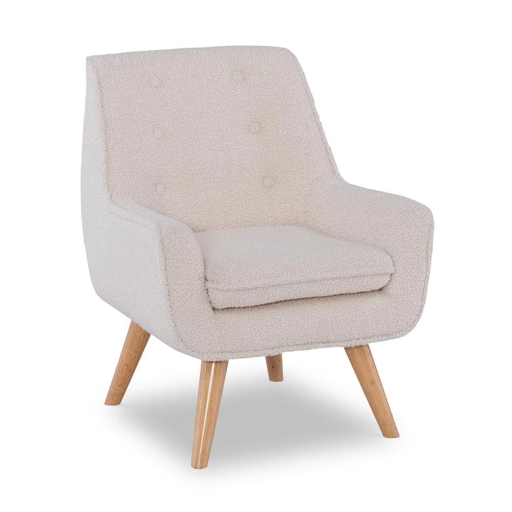 Karli Trellis Chair Natural Sherpa by Powell Company 5 Karli Trellis Chair Natural Sherpa by Powell Company - Image 3