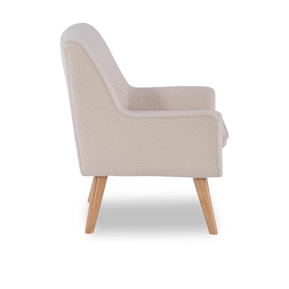 Karli Trellis Chair Natural Sherpa by Powell Company 4 Karli Trellis Chair Natural Sherpa by Powell Company - Image 2