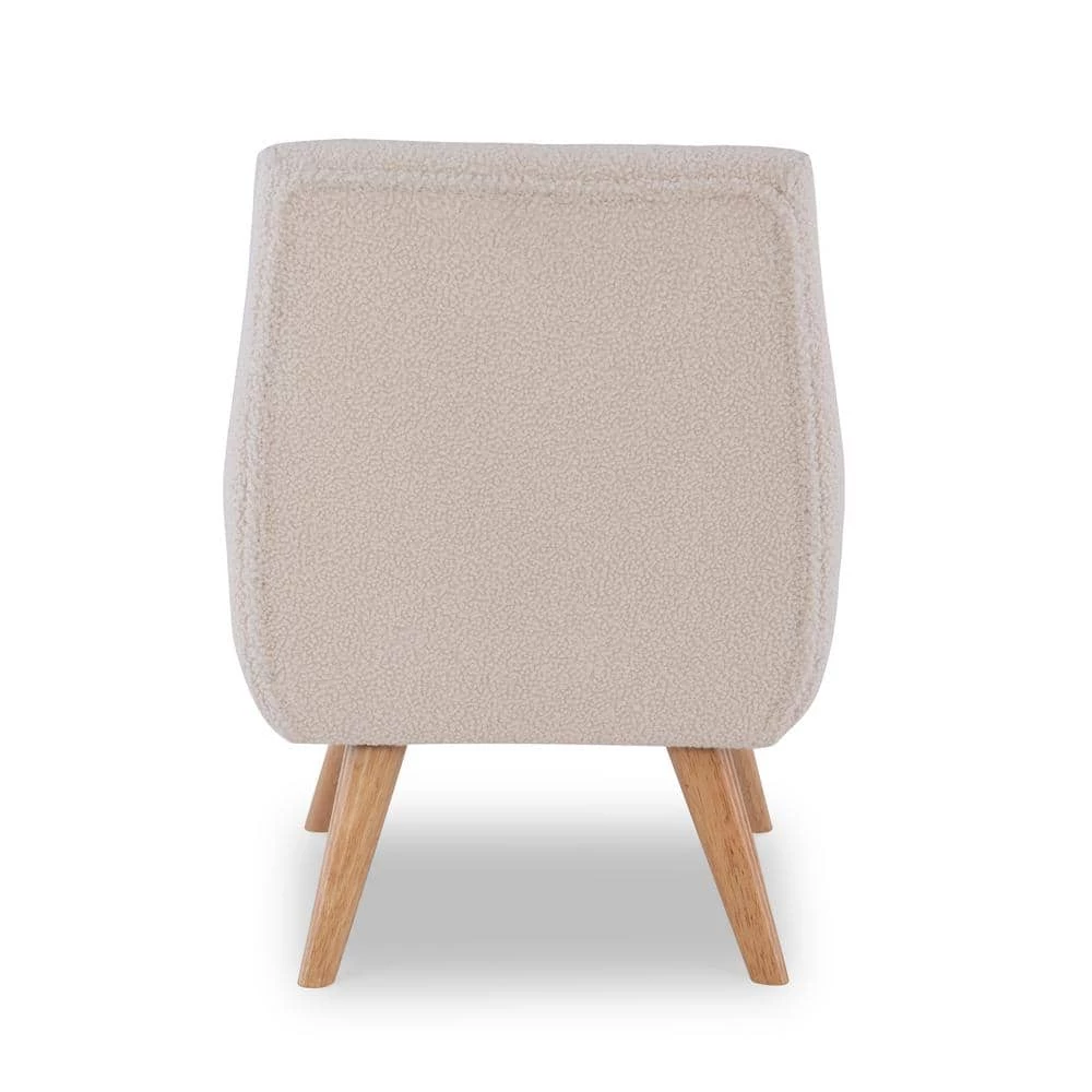 Karli Trellis Chair Natural Sherpa by Powell Company 7 Karli Trellis Chair Natural Sherpa by Powell Company - Image 5