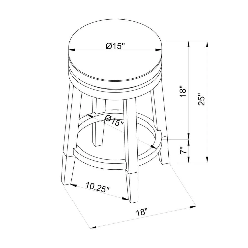 Mesquite Navy Blue 25 in. Swivel Bar Stool with Seagrass Seat by Powell Company 6 Mesquite Navy Blue 25 in. Swivel Bar Stool with Seagrass Seat by Powell Company - Image 4