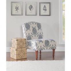 Koch Accent Chair Navy/Cream by Powell Company -Powell Company Shop navy cream powell company accent chairs hd1184s19 31 1000