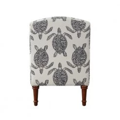 Koch Accent Chair Navy/Cream by Powell Company -Powell Company Shop navy cream powell company accent chairs hd1184s19 4f 1000