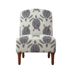 Koch Accent Chair Navy/Cream by Powell Company