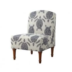 Koch Accent Chair Navy/Cream by Powell Company -Powell Company Shop navy cream powell company accent chairs hd1184s19 c3 1000