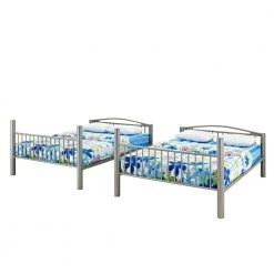 Jordan Pewter Full Over Full Bed by Powell Company -Powell Company Shop pewter powell company bunk beds hd1260y19 44 1000