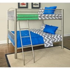 Jordan Pewter Full Over Full Bed by Powell Company -Powell Company Shop pewter powell company bunk beds hd1260y19 4f 1000