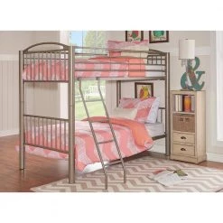 Jordan Twin over Twin Bed by Powell Company -Powell Company Shop pewter powell company bunk beds hd1261y19 c3 1000
