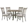 Chasin Pewter 5-Piece Dining Set by Powell Company -Powell Company Shop pewter powell company dining room sets hd1748dg21 64 1000