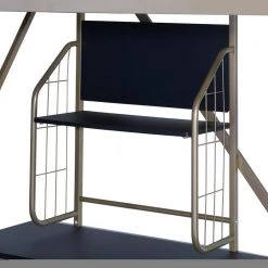 Reyer Pewter Twin Loft Bed by Powell Company 14 Reyer Pewter Twin Loft Bed by Powell Company -Powell Company Shop pewter powell company loft beds hd1259y19 44 1000