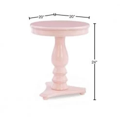 Cati Pink Accent Side Table by Powell Company -Powell Company Shop pink powell company end side tables hd1519a20p 40 1000