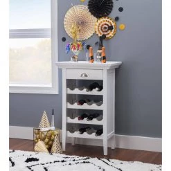 Lucille White Wine Cabinet by Powell Company -Powell Company Shop pure white powell company bar cabinets hd1556wc20w 31 1000