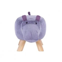 Hank Purple Hippo Kids 14" Stool by Powell Company -Powell Company Shop purple powell company kids chairs hd1526y20 4f 1000
