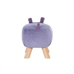 Hank Purple Hippo Kids 14" Stool by Powell Company -Powell Company Shop purple powell company kids chairs hd1526y20 66 1000