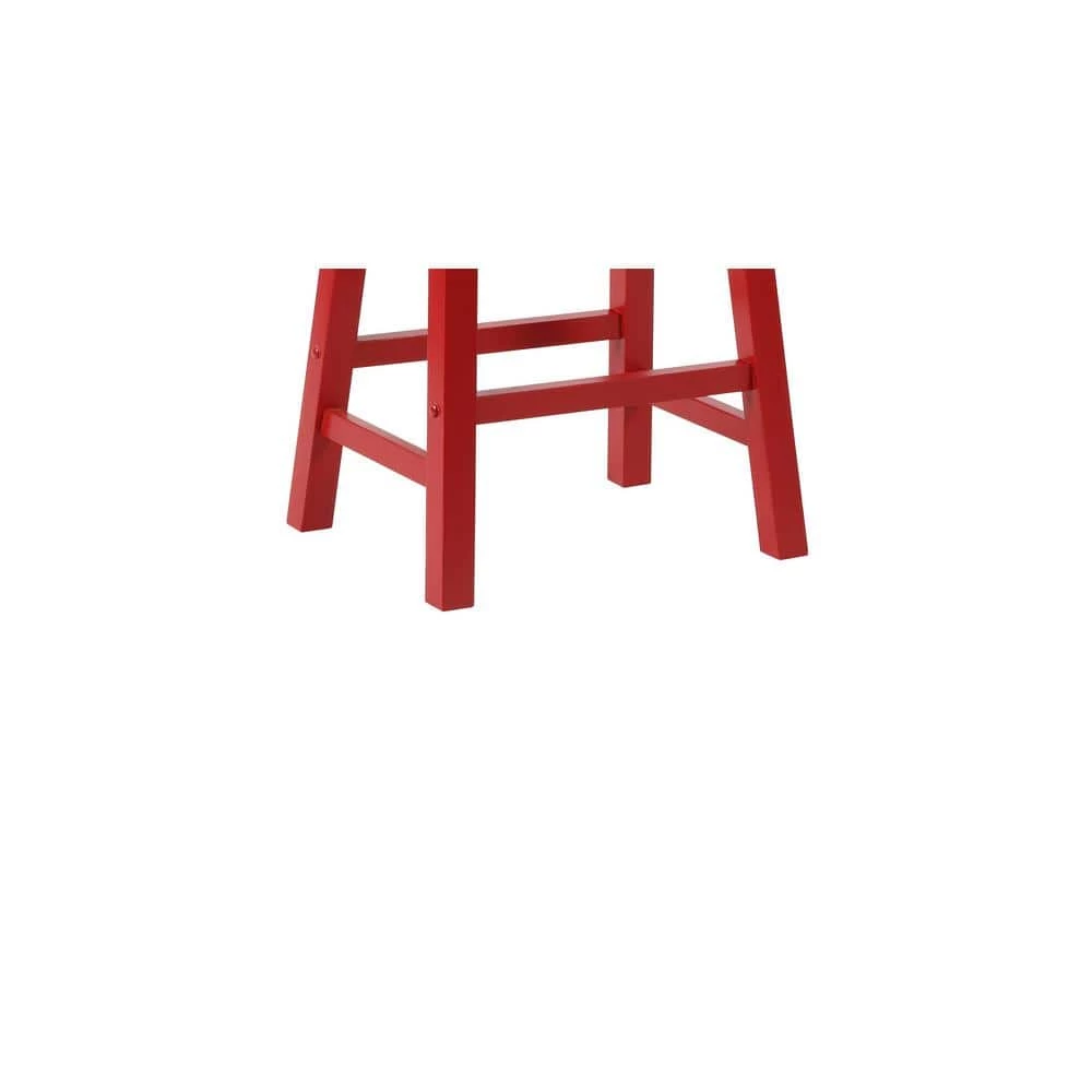 Bentley Crimson Red Wood Counter Stool by Powell Company 7 Bentley Crimson Red Wood Counter Stool by Powell Company - Image 5