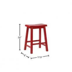 Bentley Crimson Red Wood Counter Stool by Powell Company 13 Bentley Crimson Red Wood Counter Stool by Powell Company -Powell Company Shop red powell company bar stools 286 430 40 1000