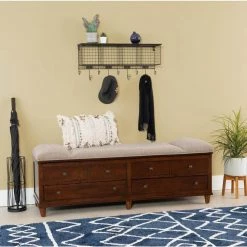 Rangeley Umber Rustic Chesnut Storage Bench by Powell Company -Powell Company Shop rustic chestnut powell company bedroom benches hd1052s19 31 1000