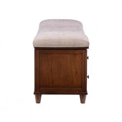 Rangeley Umber Rustic Chesnut Storage Bench by Powell Company -Powell Company Shop rustic chestnut powell company bedroom benches hd1052s19 4f 1000