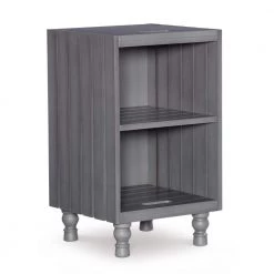 Hubbing 33 in. Grey Woodgrain Tall Side Table by Powell Company