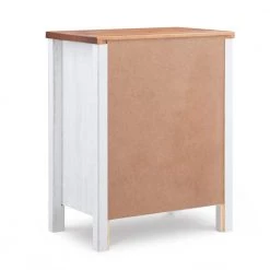 Marritt Rustic Oak and Distressed White Chest 3-Drawers 13 in. x 26 in. x 20 in. by Powell Company -Powell Company Shop rustic oak distressed white powell company chest of drawers hd1443b19 fa 1000