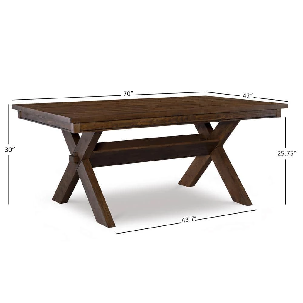 6-Piece Powell Krause Rustic Umber Dining Set by Powell Company 9 6-Piece Powell Krause Rustic Umber Dining Set by Powell Company - Image 7