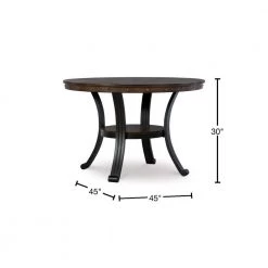 Brown Wood Franklin Dining Table by Powell Company -Powell Company Shop rustic umber powell company kitchen dining tables 15d2020dt 40 1000