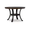 Brown Wood Franklin Dining Table by Powell Company -Powell Company Shop rustic umber powell company kitchen dining tables 15d2020dt 64 1000