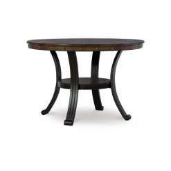 Brown Wood Franklin Dining Table by Powell Company