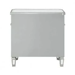 Klein 32 in. Silver Standard Rectangle Mirrored Console Table by Powell Company -Powell Company Shop silver mirror powell company console tables hd1199a19 66 1000