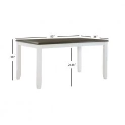 Powell Twyla White and Grey 5 Piece Dining Set by Powell Company -Powell Company Shop smokey white grey powell company dining room sets hd1488ds520 4f 1000