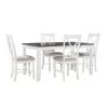 Powell Twyla White and Grey 5 Piece Dining Set by Powell Company -Powell Company Shop smokey white grey powell company dining room sets hd1488ds520 64 1000