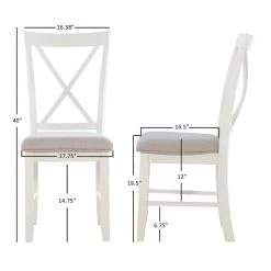 Powell Twyla White and Grey 5 Piece Dining Set by Powell Company -Powell Company Shop smokey white grey powell company dining room sets hd1488ds520 fa 1000