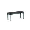 Flores Teal Bench with Burnished Smoke Finish Top by Powell Company -Powell Company Shop teal powell company dining benches hd1097d19b 64 1000
