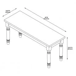 Flores Teal Bench with Burnished Smoke Finish Top by Powell Company -Powell Company Shop teal powell company dining benches hd1097d19b c3 1000