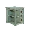 Ramirez Teal Mission Style Side Table by Powell Company -Powell Company Shop teal powell company end side tables hd1171a19t 64 1000