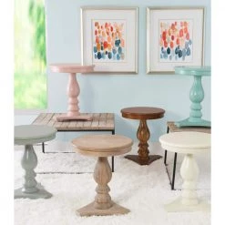 Cati Aqua Accent Side Table by Powell Company 14 Cati Aqua Accent Side Table by Powell Company -Powell Company Shop teal powell company end side tables hd1515a20a 1f 1000