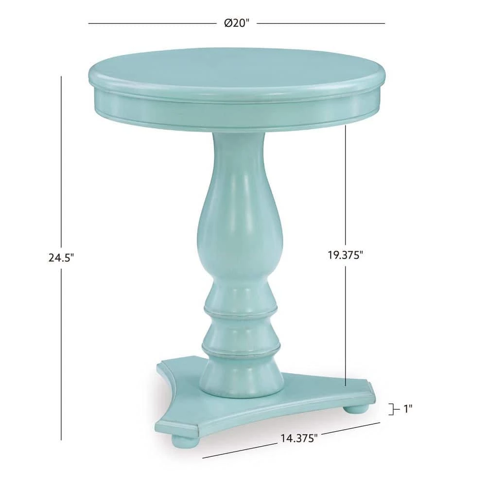 Cati Aqua Accent Side Table by Powell Company 7 Cati Aqua Accent Side Table by Powell Company - Image 5