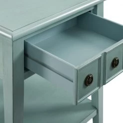 Strand Teal Accent Side Table by Powell Company -Powell Company Shop teal powell company end side tables hd1569et20t 77 1000
