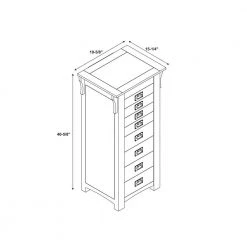 Wagner Jewelry Armoire Teal by Powell Company -Powell Company Shop teal powell company jewelry armoires hd1179j19t fa 1000