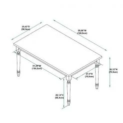 Flores Teal Dining Table with Burnished Smoke Finish Top by Powell Company -Powell Company Shop teal powell company kitchen dining tables hd1097d19dt 4f 1000