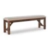 Powell Krause Rustic Umber Dining Bench by Powell Company 2 Powell Krause Rustic Umber Dining Bench by Powell Company -Powell Company Shop umber powell company dining benches hd1429db19 64 1000