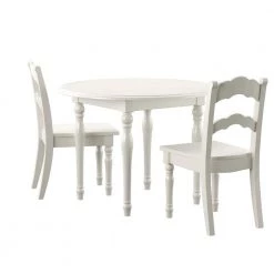 Perry Cream 3-Piece Table and Chair Set by Powell Company -Powell Company Shop vanilla powell company kids tables chairs hd1102y19 1f 1000