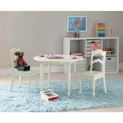 Perry Cream 3-Piece Table and Chair Set by Powell Company -Powell Company Shop vanilla powell company kids tables chairs hd1102y19 31 1000