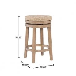 Powell Mesquite Walnut 31 in. Swivel Bar Stool by Powell Company -Powell Company Shop walnut powell company bar stools hd1497bs20 40 1000