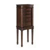 Hughes Jewelry Armoire with 5 Drawers, Mirror and Two Side Doors by Powell Company -Powell Company Shop walnut powell company jewelry armoires hd1151j19 64 1000