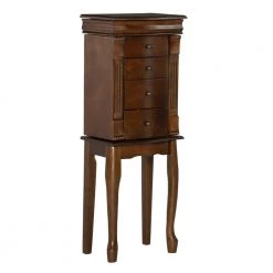 Colbert Walnut Finish Jewelry Armoire by Powell Company