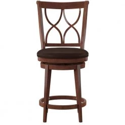 Carmine 43.5 in. H Big and Tall Warm Brown High back Wood Frame Counter-Stool by Powell Company 16 Carmine 43.5 in. H Big and Tall Warm Brown High back Wood Frame Counter-Stool by Powell Company -Powell Company Shop warm brown powell company bar stools hd1731cs21 c3 1000