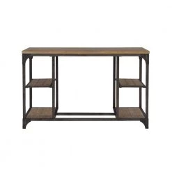 48 in. Rectangular Weathered Driftwood Wood Writing Desk with Built-in Storage by Powell Company 14 48 in. Rectangular Weathered Driftwood Wood Writing Desk with Built-in Storage by Powell Company -Powell Company Shop weathered driftwood powell company writing desks hd1035a19 77 1000