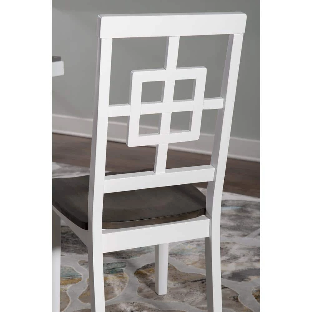 Grove White and Grey Dining Set (5-Piece) by Powell Company 8 Grove White and Grey Dining Set (5-Piece) by Powell Company - Image 6