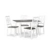 Grove White and Grey Dining Set (5-Piece) by Powell Company -Powell Company Shop white and gray powell company dining room sets hd1337d19 64 1000