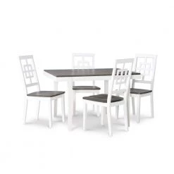 Grove White and Grey Dining Set (5-Piece) by Powell Company